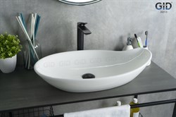 GID Раковина N9052 51116 накладная белая 65x38x14 GID-51116