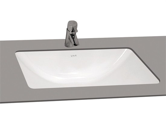 VITRA Раковина S50, встраиваемая снизу, 48 см, цвет белый 5339B003-0012 - фото 107110