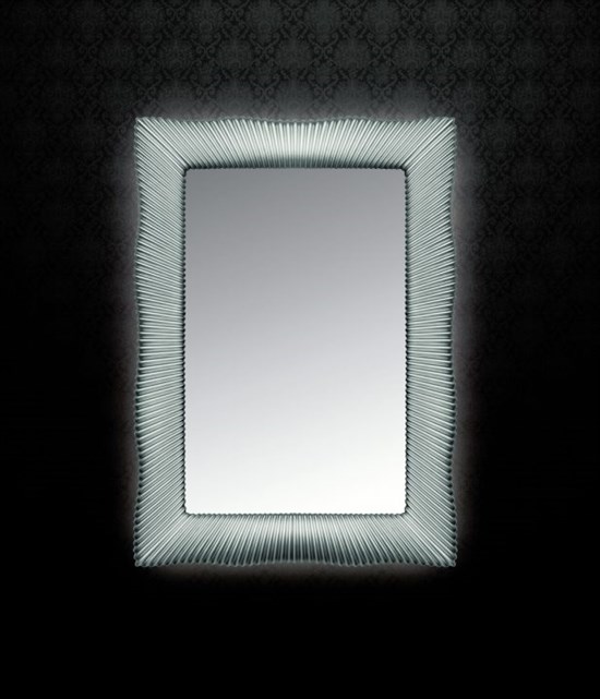 ARMADIART Зеркало SOHO серебро 70х100 ППУ с подсветкой - фото 109972