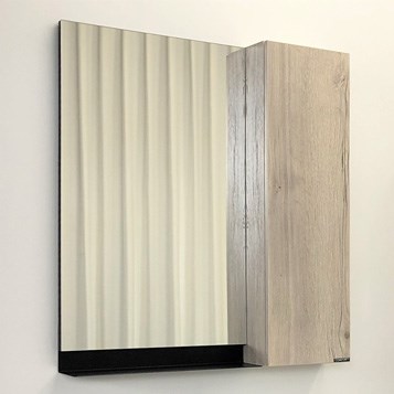 COMFORTY Зеркало-шкаф "Бонн-75" дуб дымчатый COMFORTY 00-00001950