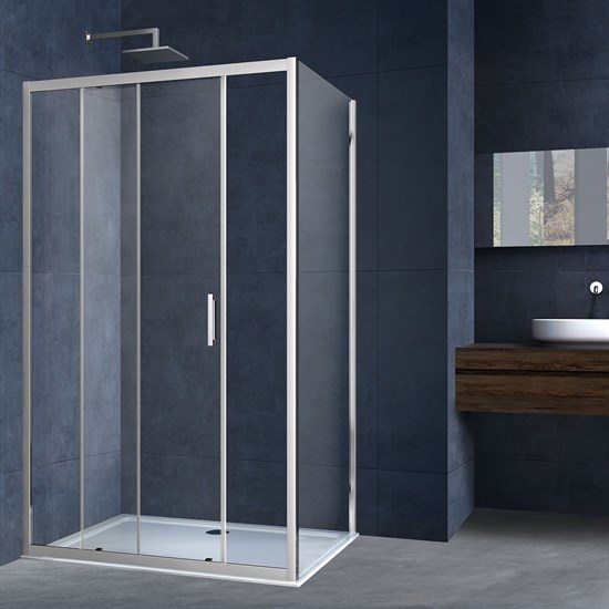 VINCEA Душевой уголок Alpha VSR-3AL9013CL, 1300*900, хром, стекло прозрачное VINCEA VSR-3AL9013CL