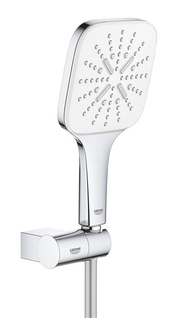 GROHE 26588LS0 Rainshower SmartActive 130 Cube Душевой набор, 3 вида струй, белая луна GROHE-26588LS0 - фото 142959