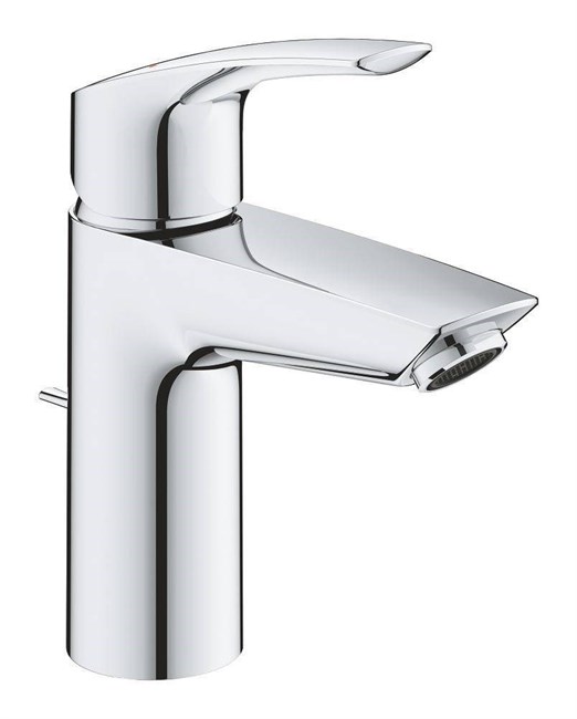 GROHE 33265003 Eurosmart 2021 Смеситель однорычажный для раковины, S-Size, хром (замена 33265002) - фото 143332