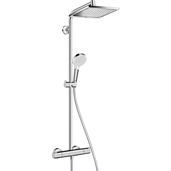 HANSGROHE Душевая система Hansgrohe Crometta Е 240 1jet Showerpipe 27271000 - фото 148154