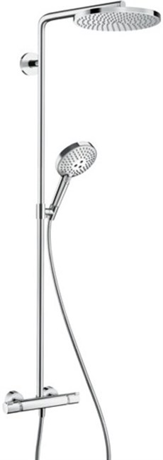 HANSGROHE Душевая система Hansgrohe Raindance Select S Showerpipe 240 1jet PowderRain с термостатом 27633000, хром 27633000