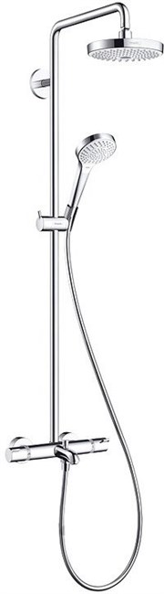 HANSGROHE Душевая стойка Hansgrohe Croma Select S 180 2jet Showerpipe 27351400 - фото 148275