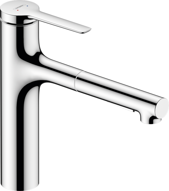 HANSGROHE Смеситель для кухни Hansgrohe Zesis M33 74801000 с вытяжным душем - фото 149912