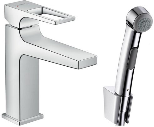 HANSGROHE Смеситель для раковины Hansgrohe Metropol 110 74522000 - фото 150154