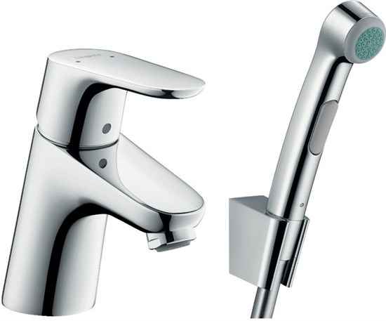 HANSGROHE Смеситель для раковины с гигиеническим душем Hansgrohe Focus E2 31926000 - фото 150451