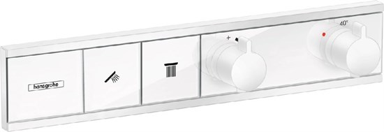 HANSGROHE Термостат для ванны Hansgrohe RainSelect на 2 потребителя 15380700 - фото 150688