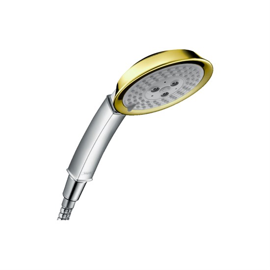 HANSGROHE Ручной душ Hansgrohe Raindance Classic 100 3jet 28548090, хром/под золото - фото 151096