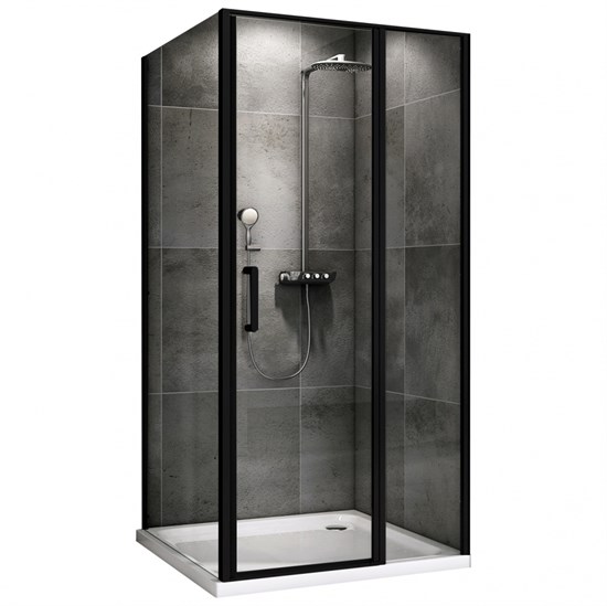 ABBER Душевой уголок  Sonnenstrand AG04120BS-S85B, размер 120x85 см, двери распашные, стекло 6 мм AG04120BS-S85B - фото 153149