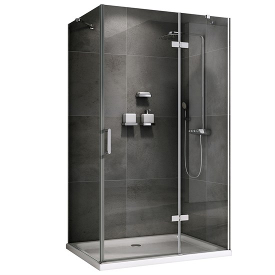 ABBER Душевой уголок  Zart AG08100-S71, размер 100x70 см, двери распашные, стекло 6 мм AG08100-S71 - фото 153215