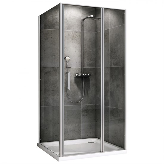 ABBER Душевой уголок  Sonnenstrand AG04140S-S70, размер 140x70 см, двери распашные, стекло 6 мм AG04140S-S70 - фото 153285