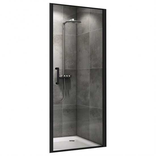 ABBER Душевая дверь  Sonnenstrand AG04090B, ширина 90 см, двери распашные, стекло 6 мм AG04090B - фото 153680