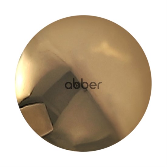 ABBER Накладка на слив для раковины  AC0014GG золото, керамика - фото 171570