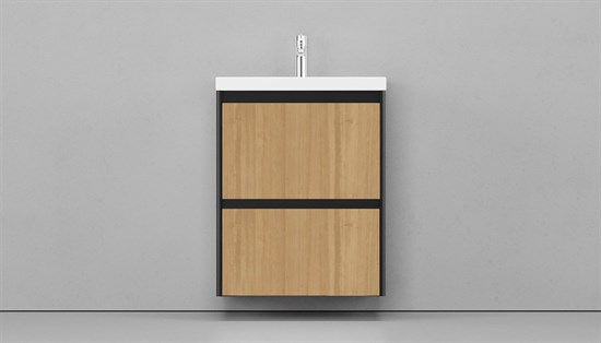 VELVEX Klaufs Тумба подвесная под раковину, ширина 70 см, цвет черный tpKLA.70.2Y-617.217