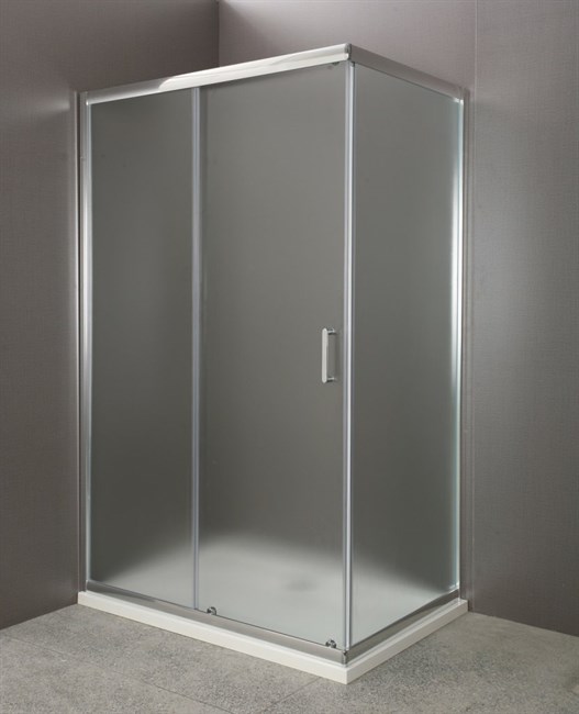 BELBAGNO Uno Душевой уголок прямоугольный, размер 120х90 см, двери раздвижные, стекло 5 мм UNO-AH-1-120/90-P-Cr - фото 182940
