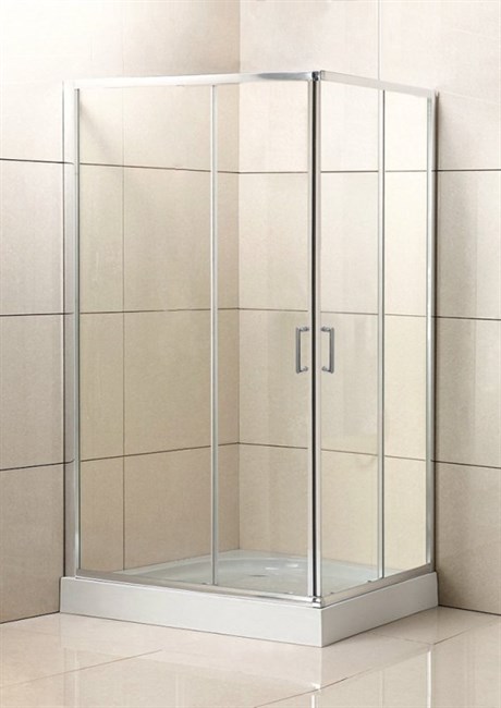 BELBAGNO Uno-195 Душевой уголок прямоугольный, размер 120х90 см, двери раздвижные, стекло 5 мм UNO-195-AH-2-120/90-C-Cr - фото 183198