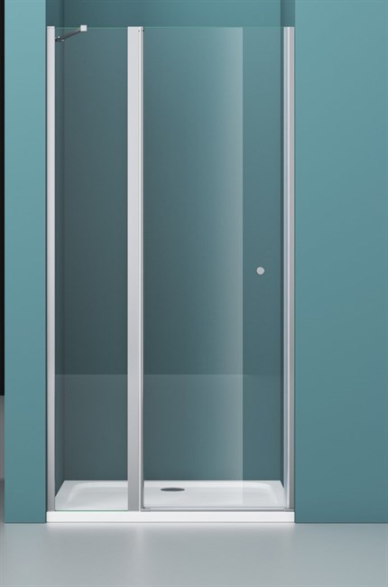 BELBAGNO Etna Душевая дверь в нишу, размер 100 см, двери распашные, стекло 6 мм - фото 183429