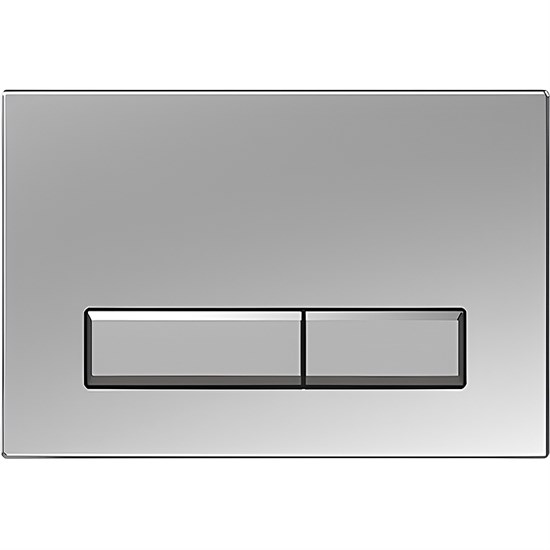 AQUATEK Панель смыва Slim Хром (клавиши прямоугольные) KDI-0000023 - фото 183784