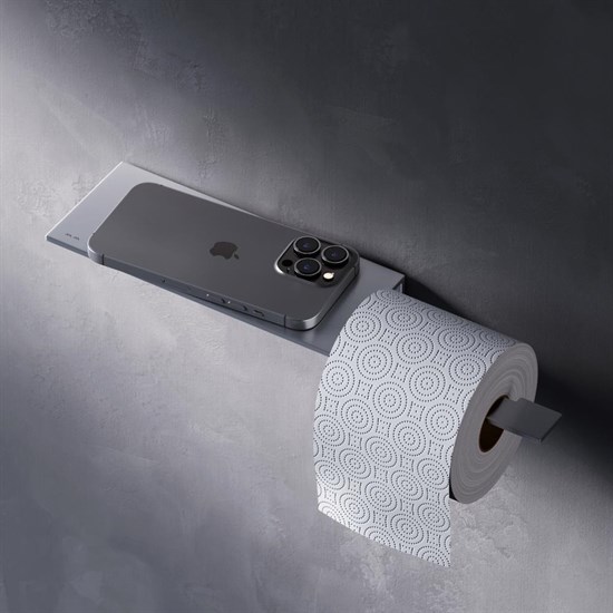 AM.PM A7454300 Sense L Держатель для туалетной бумаги с полкой - фото 187572