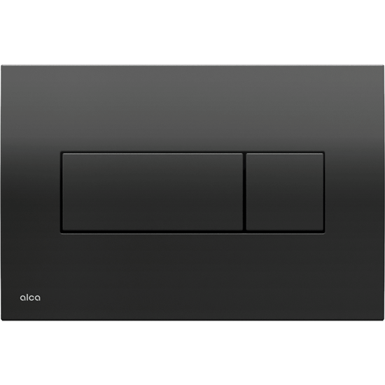 ALCA PLAST Кнопка управления для скрытых систем инсталляции, черный глянец - фото 191507
