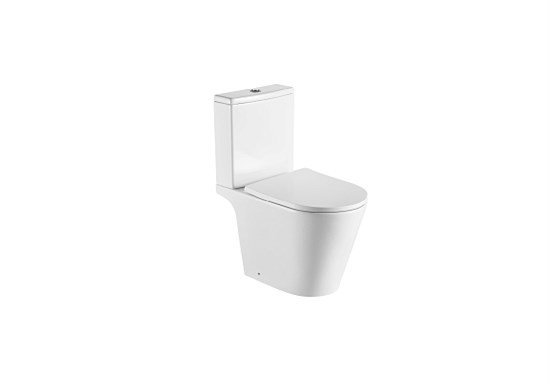 AQUATEK Бетта Унитаз-компакт безободковый  с сиденьем Soft Close AQ1363B-00 - фото 191848