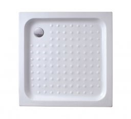 CEZARES Акриловый поддон TRAY-A-A-90-15-W0 квадратный, размер 90х90 см, высота 15 см, цвет белый TRAY-A-A-90-15-W0 - фото 192971