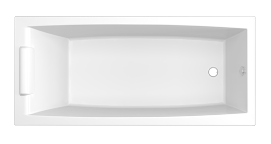 1MARKA Aelita Ванна прямоугольная встраивается в нишу размер 170х90 см, цвет белый - фото 204554