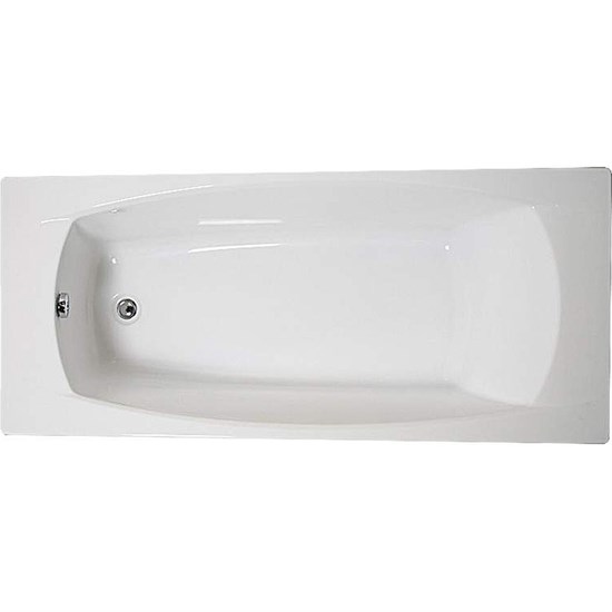 1MARKA Pragmatika Ванна прямоугольная пристенная размер 173-155х75 см, цвет белый - фото 205187