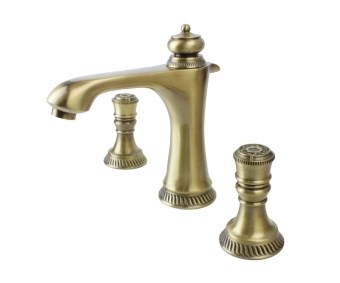 Bronze de Luxe Royal Смеситель для раковины на 3 отверстия, бронза Bronze de Luxe 21383