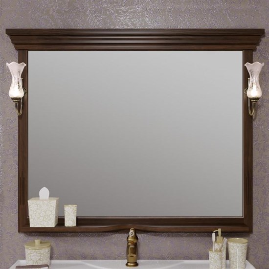 OPADIRIS Риспекто Зеркало с подсветкой 130 см, цвет орех антикварный - фото 209724