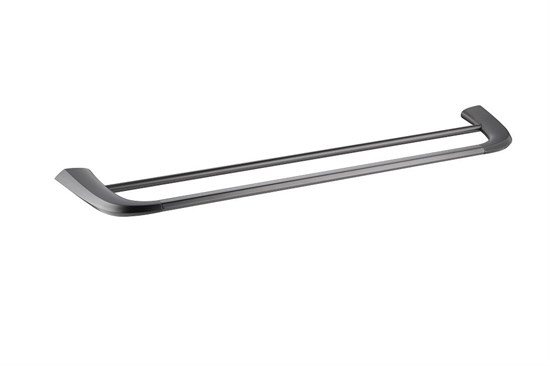 CEZARES Liner Полотенцедержатель двойной 60 см, исполнение оружейная сталь LINER-THD-60-GM - фото 218409