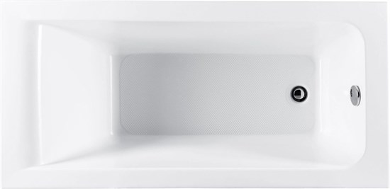 AQUANET Bright Ванна акриловая прямоугольная встраиваемая / пристенная размер 145x70 см с каркасом, белый - фото 218619