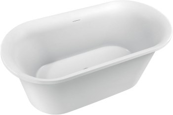 AQUANET Family Ванна акриловая овальная отдельностоящая / пристенная размер 170x80 см, белый - фото 218907