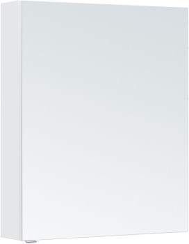AQUANET Зеркальный шкаф Алвита new 70 белый матовый - фото 226735