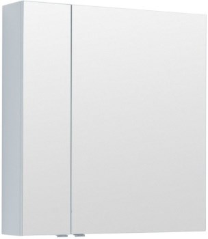 AQUANET Зеркальный шкаф Алвита New 80 Белый матовый - фото 226772