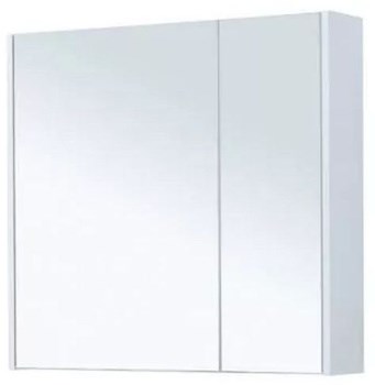 AQUANET Зеркальный шкаф Палермо 80 белый - фото 226867