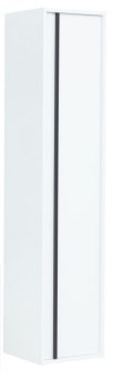 AQUANET Шкаф-Пенал подвесной Lino 35 белый матовый - фото 227049
