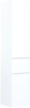 AQUANET Шкаф-Пенал подвесной / напольный Бруклин 35 белый - фото 227180