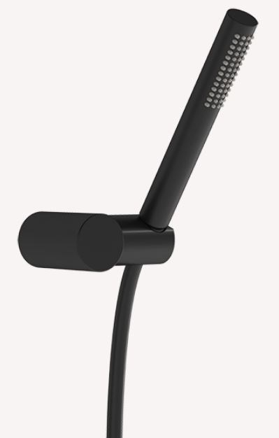 VITRA Origin Душевой гарнитур с ручным душем, цвет черный матовый A4554336 - фото 242749