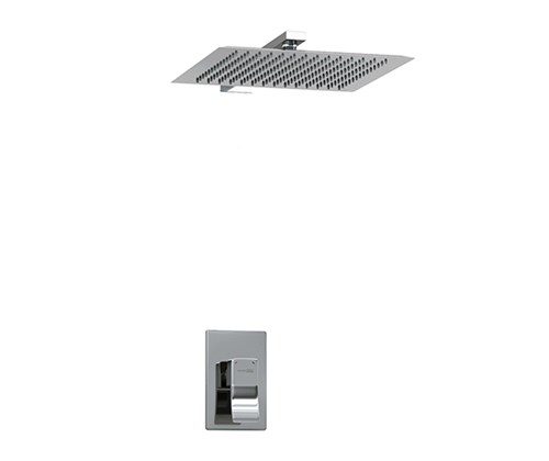 WASSERKRAFT A12118 Встраиваемый комплект для душа с верхней душевой насадкой, хром WASSERKRAFT A12118 - фото 247155
