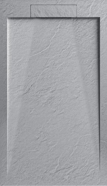 ESBANO Luxe Поддон из искусственного камня квадратный размер 100x100 см, цвет серый ESPLX 100G - фото 249801