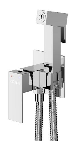 CEZARES Slider Гигиенический душ со смесителем, хром - фото 250277