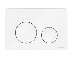 CERAMICA NOVA Balance/ Circle Кнопка смыва, клавиши Circle, цвет белый - фото 252799