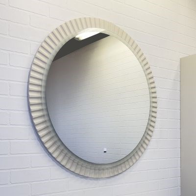 COMFORTY Зеркало Мадрид-70 LED-подсветка, бесконтактный сенсор, серый шёлк 00-00014251CF - фото 256815