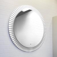 COMFORTY Зеркало Мадрид-90 LED-подсветка, бесконтактный сенсор, антизапотевание, белый глянец 00-00014166CF - фото 256819