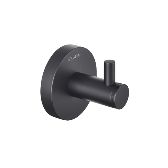 AQUATEK Europe Крючок черный матовый AQ4101MB - фото 258467