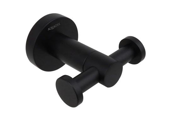 AQUATEK Vega Крючок черный матовый AQ4002MB - фото 260038